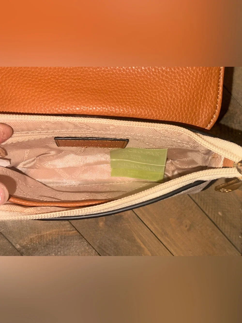 ✨ NWT Briganti BRI-MO2506 Shoulder Bag - Natural/Hueso ✨